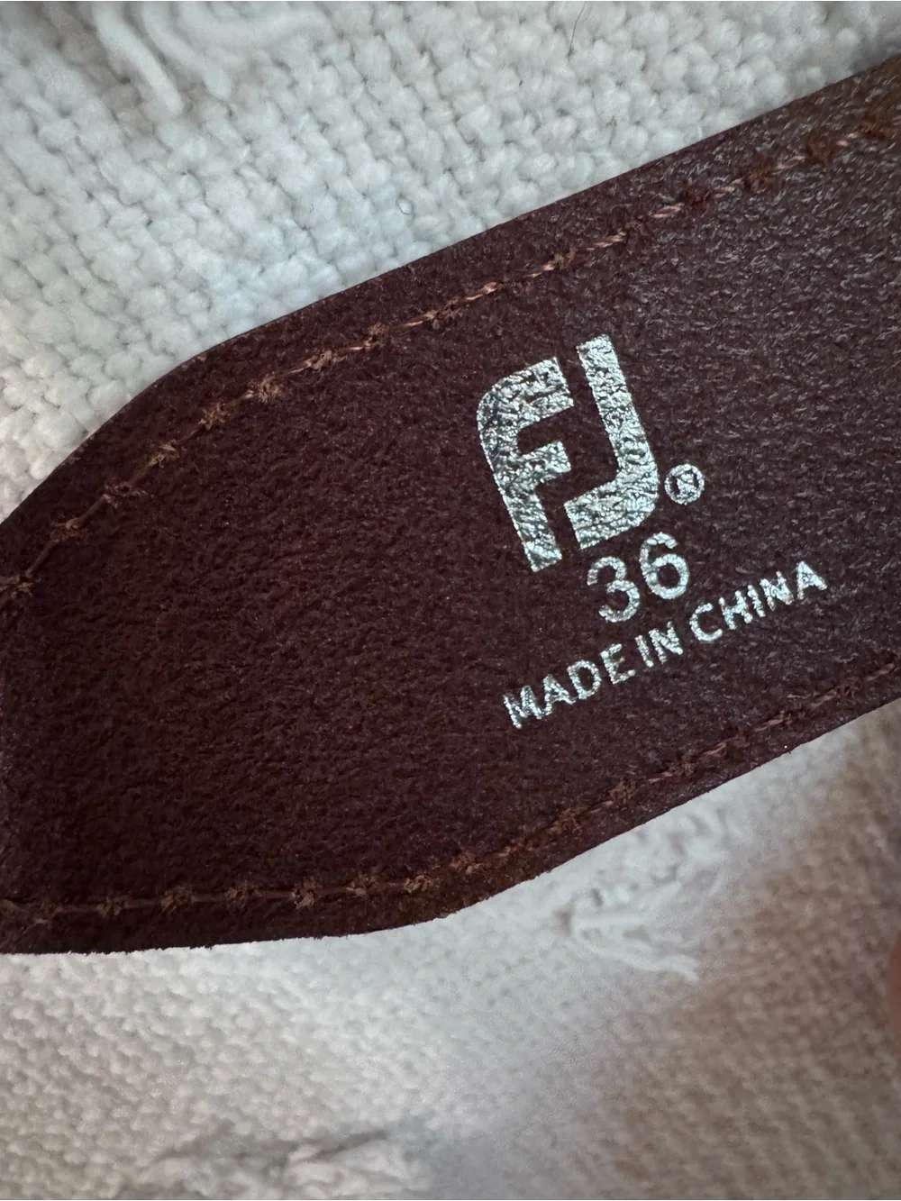 FootJoy Golf Belt Beige/Green